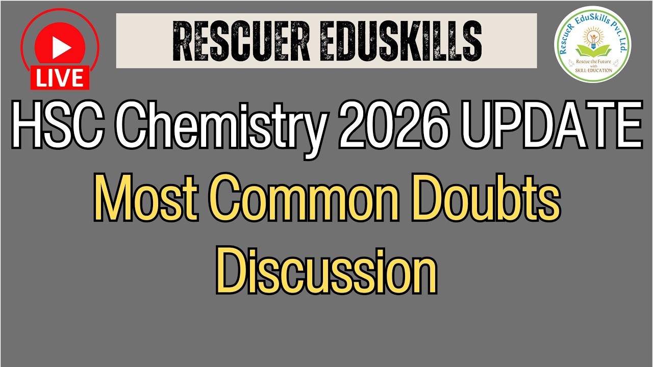 Most Common Doubts in Chemistry | HSC 2026 | Discussion