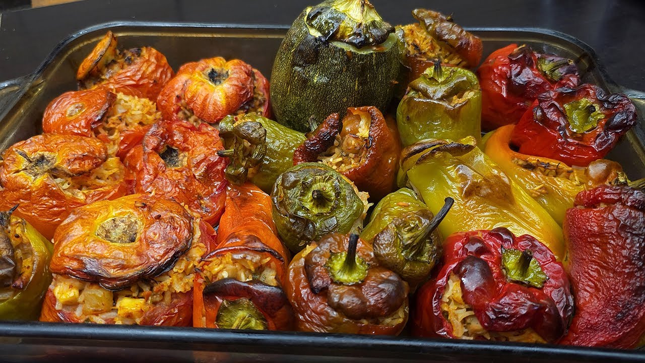 Stuffed  vegetables.                 Γεμιστά