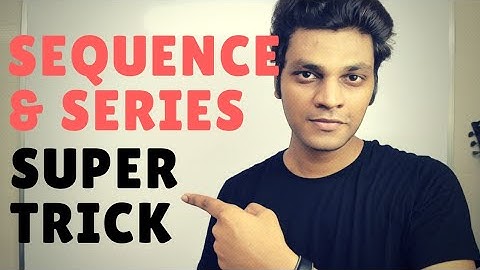 Sequence and series short trick | Arithmetic Progression Shortcut | English | Hindi