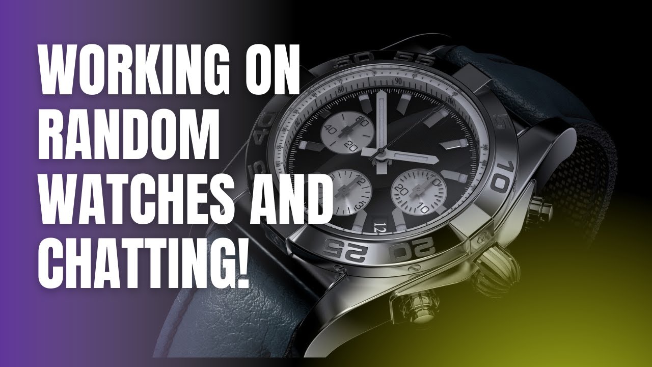 Working on a Geneva 17 jewels Men’s Wind Up watch and chill'n. Part 1