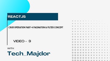 CRUD Operation Pagination and Filter Concept
