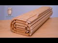 木工DIY 家具製作 | 如何做木捲門 | How to make wooden tambour door  | woodworking #031