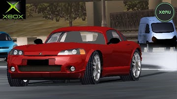 XEMU Xbox Emulator - Burnout Ingame / Gameplay / Widescreen (270310e CUSTOM)