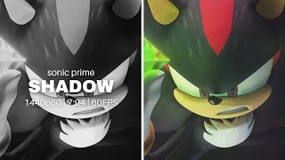 Shadow The Hedgehog (Sonic Prime Season 3) || Clips For Edits || [4K/60FPS]
