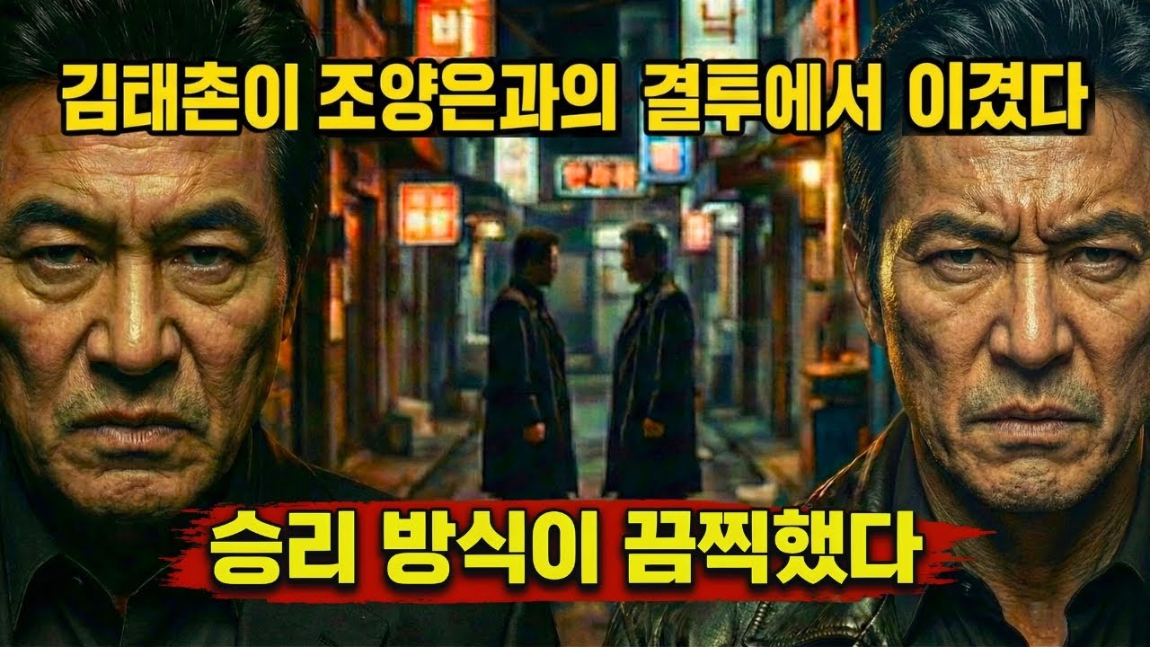 김태촌이 조양은과 1대1 결투를 제안했다—승부 방식이 서울 전체를 얼어붙게 했다