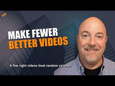 How do you make video strategic instead of doing everything at once?