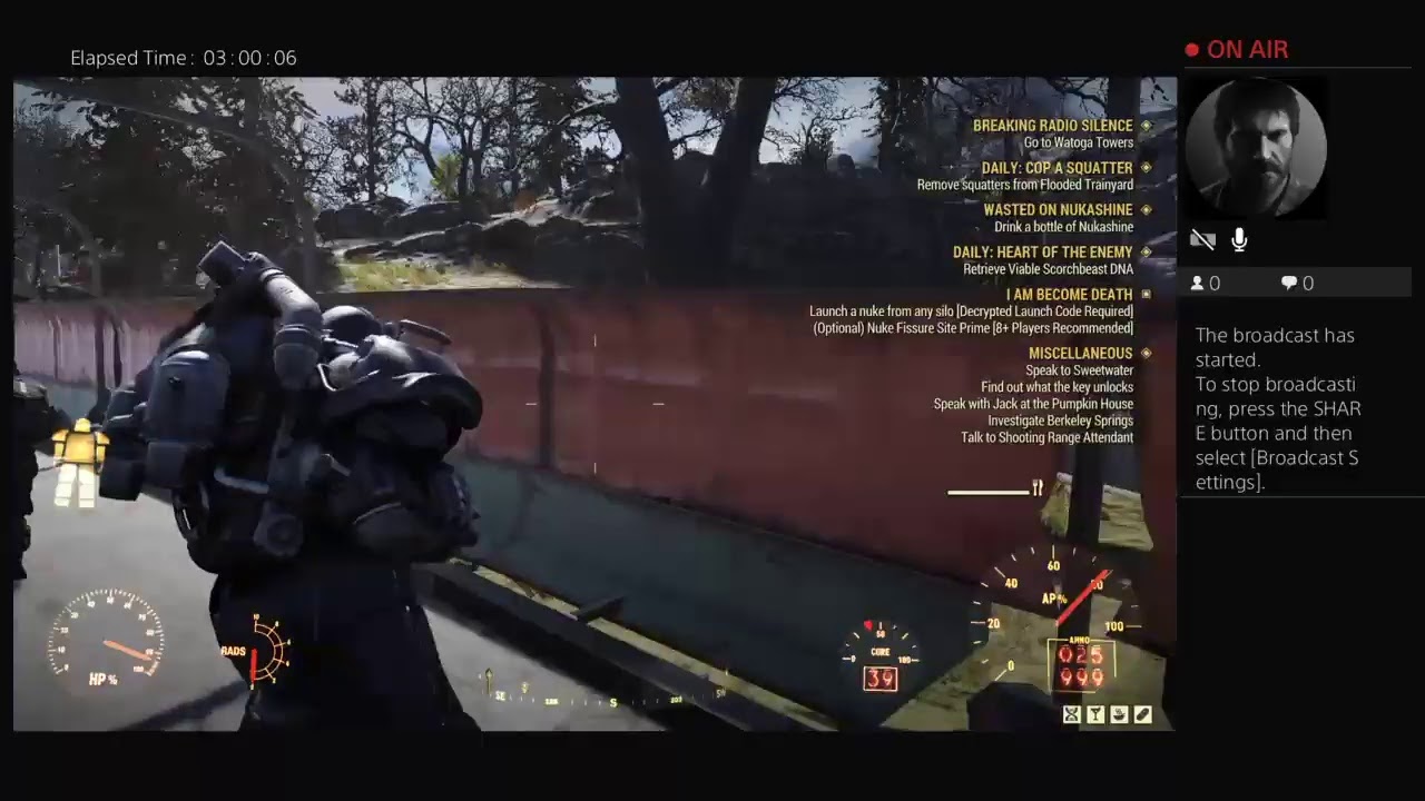 Fallout 76 be the a legendary join me Others Subscribe i Will do the same lol English