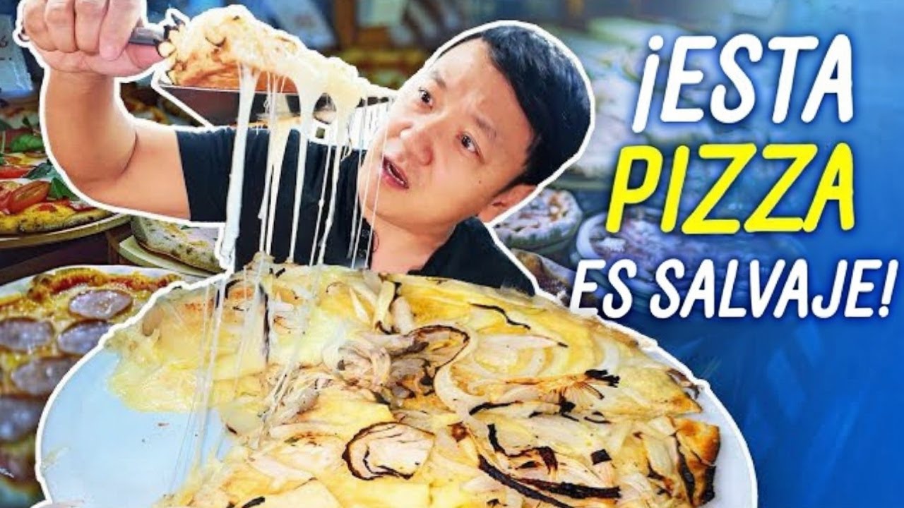¡Probando la PIZZA MÁS QUESOSA del MUNDO en Buenos Aires, Argentina!