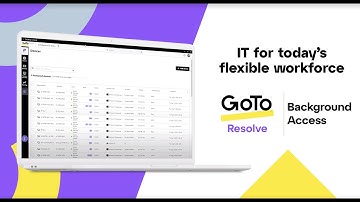 GoTo Resolve — Background Access for Today