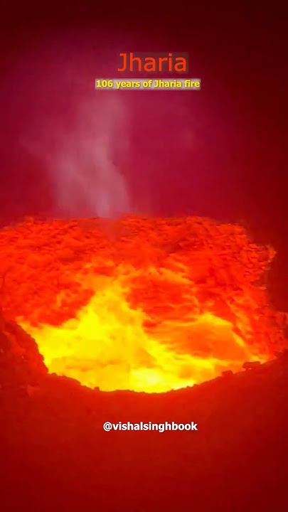 Jharia has been burning for the past 106 years. #jharia #jharkhand #dhanbad