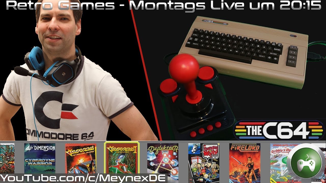 The C64 Mini - Retro Gaming - Time. MeyneX zockt verschiedene Spiele vom C64 Mini an! Was kann er?