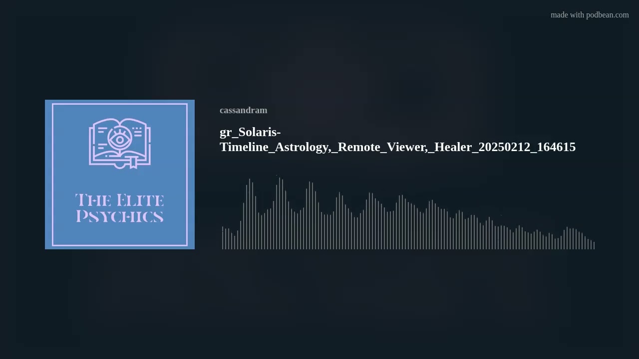Solaris - Timeline Astrology,  Remote Viewer, and  Healer