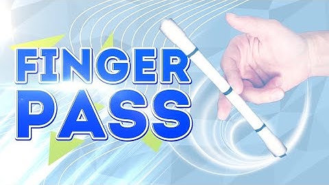 Pen Spinning Finger Pass - Basic trick tutorial