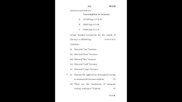 MCO - 05    June 2022 Question Paper