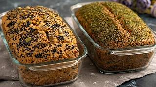 I Stopped Buying Bread!🤯 These 2 Healthy Bread Recipes Taste Better Than Store Bought! (No Flour) screenshot 3