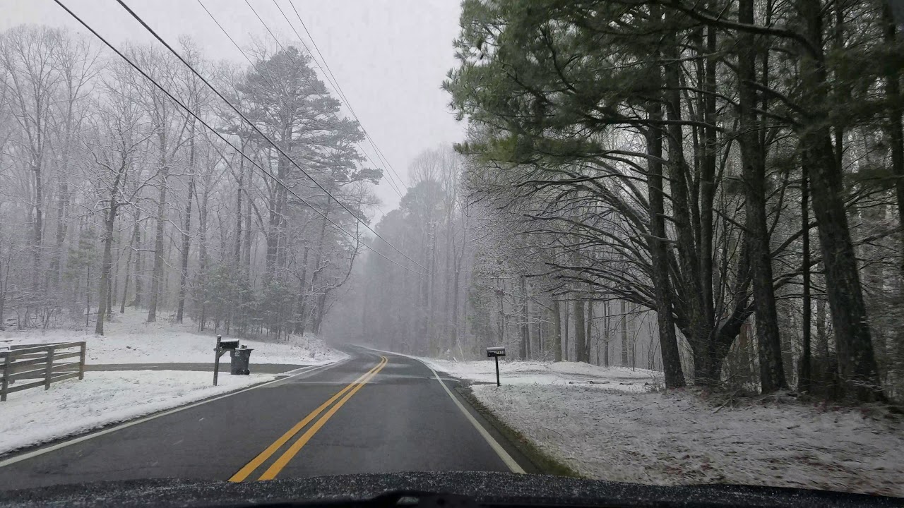 Drive to work in the snow part 1 02/08/2020 - YouTube