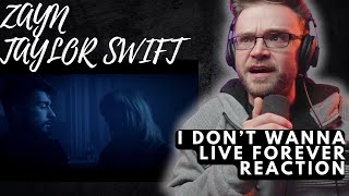 ZAYN, TAYLOR SWIFT - I DON'T WANNA LIVE FOREVER (50 Shades Darker) | REACTION
