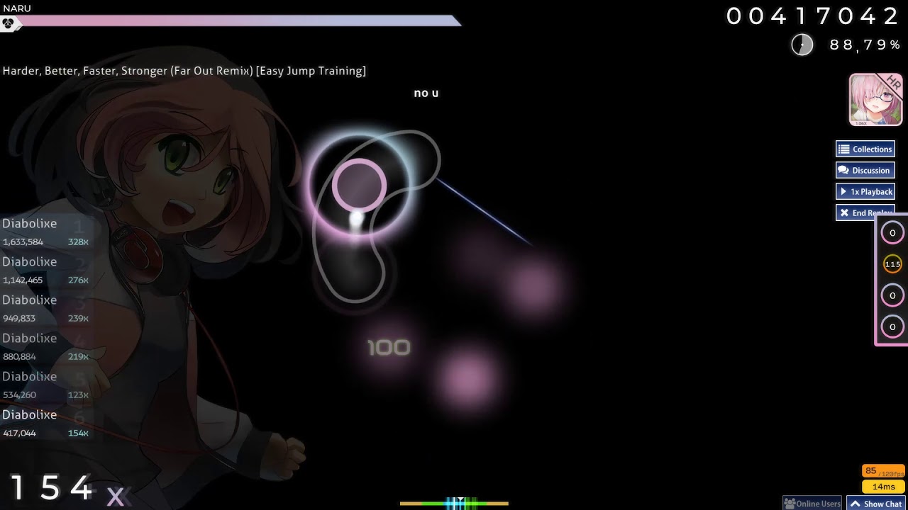 EASY JUMP MAP TRAINING on Osu! (DaftPunk) (3*5,5*) YouTube