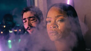 Rihanna Ft Post Malone-Cry Through High Lyrics Video
