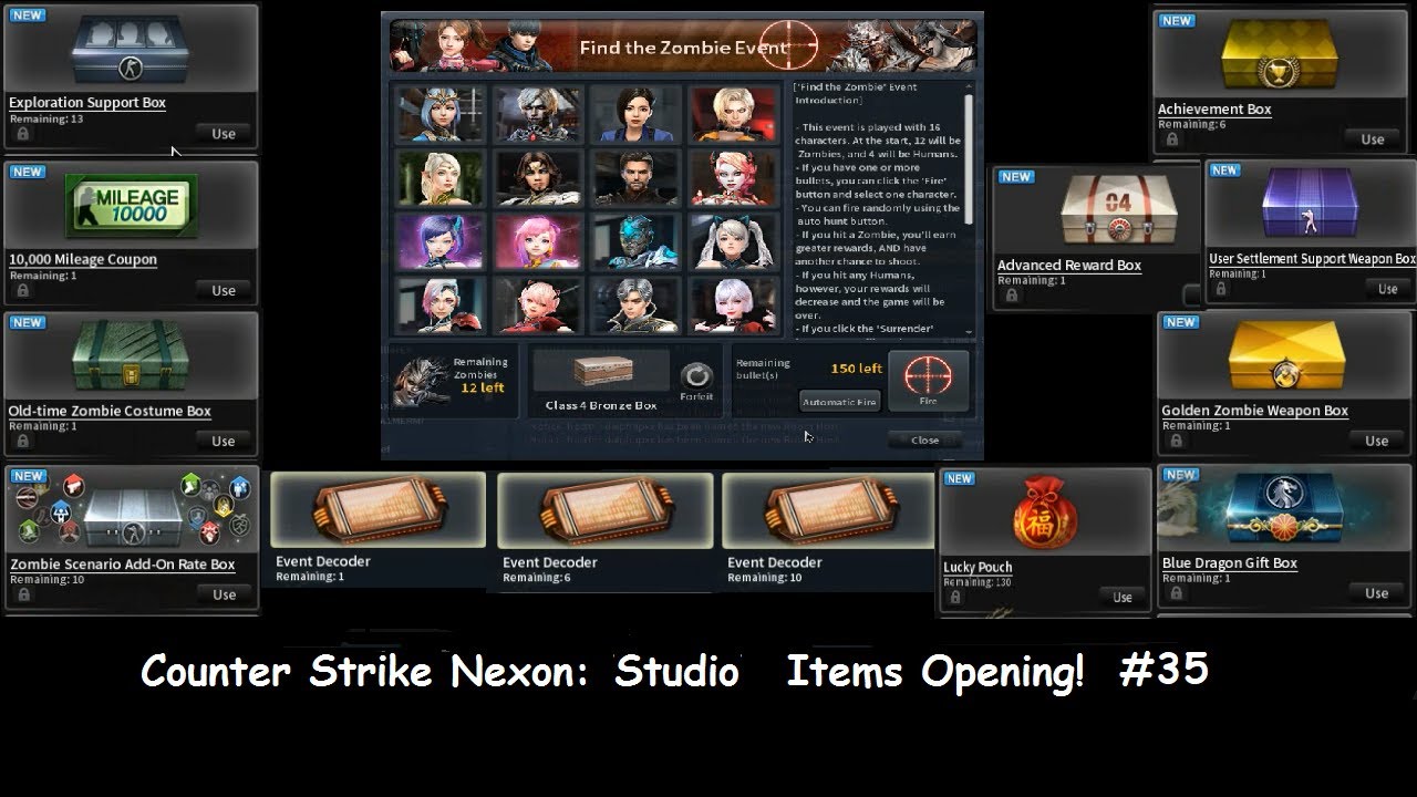 [CSNS/CSNZ] Counter Strike Nexon: Studio Items Opening #35 - YouTube