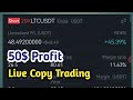 Bitget Live Copy Trading 50$ Profit Tamil