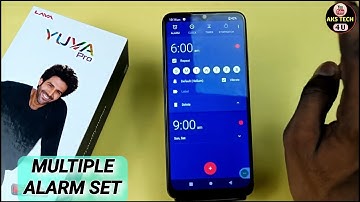 How to Set Alarm in Lava yuva pro | Lava yuva pro Mai Alarm Kaise Lagayen |