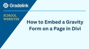How to Embed a Gravity Form on a Page in Divi
