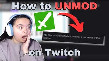 How to Unmod Someone on Twitch 2023 (Tutorial)