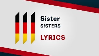 Germany Eurovision 2019: Sister - S!ster [Lyrics] 🇩🇪