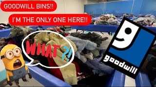 Let’s Go To Goodwill Bins!!! I Am The Only One HERE! It’s All For Me! Thrift With Me! +HAUL!