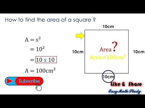 What is the area of a square and How to find the area of the square ...
