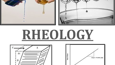 #rheology #concept of #viscosity #newtoniansystem #units for Viscosity #applications of #rheology