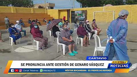 CARTAVIO - NESTOR BOCANEGRA ARREMETE CONTRA GESTION DE GENARO VASQUEZ