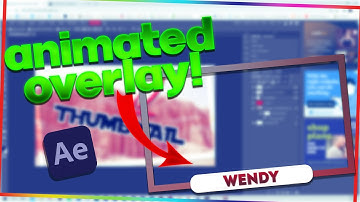HOW TO MAKE AN ANIMATED GRADIENT WEBCAM OVERLAY FOR STREAMS/VIDEOS IN AFTER EFFECTS [EASY TUTORIAL]