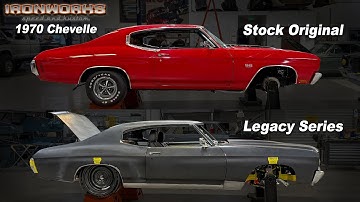 1970 Chevy Chevelle, Stock Original vs  Legacey Series by Ironworks Speed & Kustom