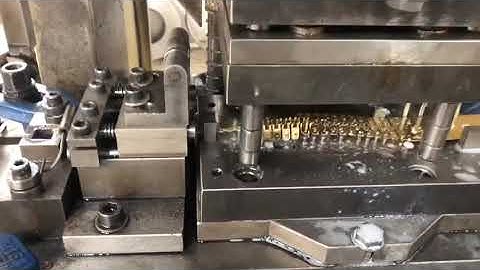 copper terminal sheet metal stamping progressive die