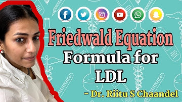 Friedwald equation/formula for LDL,high triglycerides