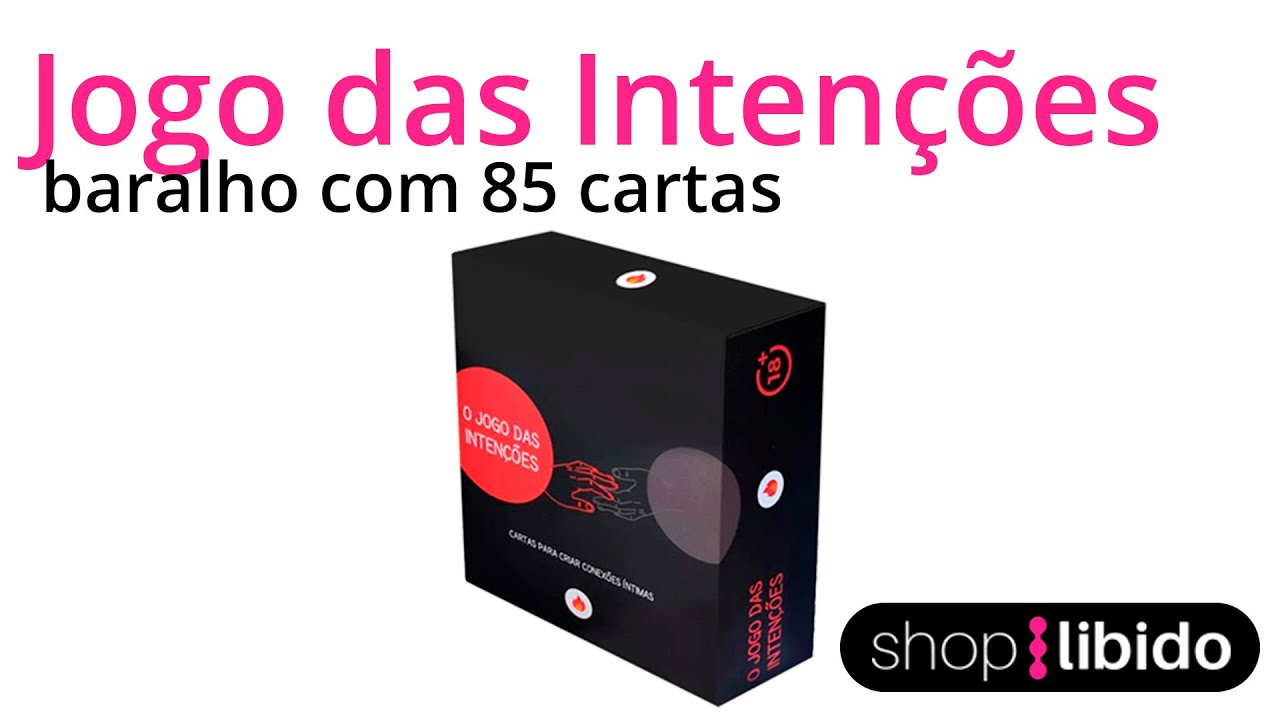 Jogo Das Intenções Inbdsm +18 Baralho Sado