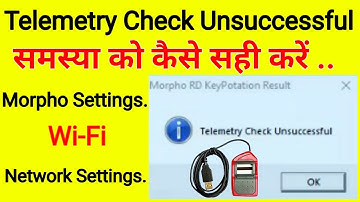 telemetry check unsuccessful || telemetry check unsuccessful morpho || telemetry check unsuccessful
