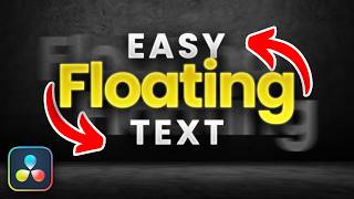 Floating Text Effect In Davinci Resolve