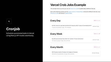 How to Create a Cronjob in Next.js on Vercel (App Router)