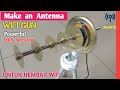 Membuat Antena Wifi Gun Powerful, nembak wifi jarak jauh