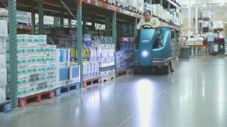 Tennant T16 Rider Floor Scrubber Introduction video