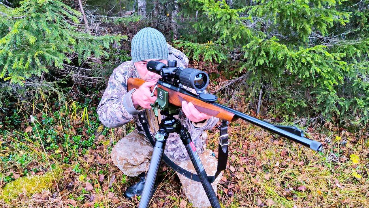 ОХОТА НА ВРЕДИТЕЛЯ С КАРАБИНОМ ЛОСЬ 145 + ТОПОВЫЙ ТЕПЛОВИЗОР LZIRTEK VELES 650L / ЛИСА У СВАЛКИ.