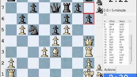 LIVE Blitz (Speed) Chess Game #1107 vs DougQuaid (2085) - Vienna gambit (C25) (Chessworld.net)
