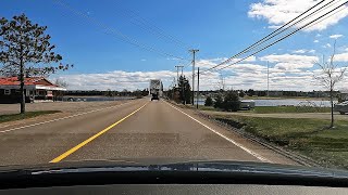 V233 Driving from Shediac Bridge NB to Moncton Apr 2024