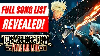 Theatrhythm Final Bar Line Full Song List Reveal Gameplay Nintendo Switch OST Soundtrack