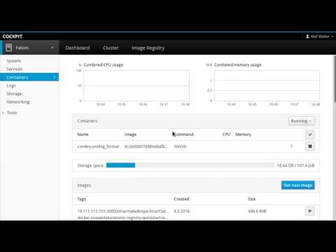 Cockpit with Docker Restart Policy