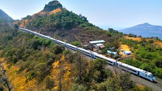 Central Railways Vande Bharat Express Trial on Bhor Ghat!!!!!!