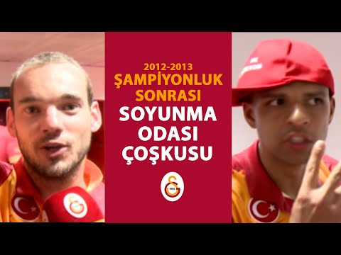 2012-2013 Sezonu Şampiyonluk Sonrası Soyunma Odası - Galatasaray